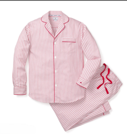 Petite Plume Mens Twill PJ Set Antique Red Ticking