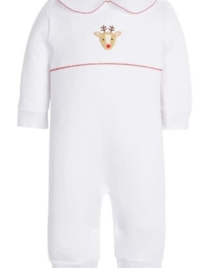 Little English Crochet Playsuit Reindeer