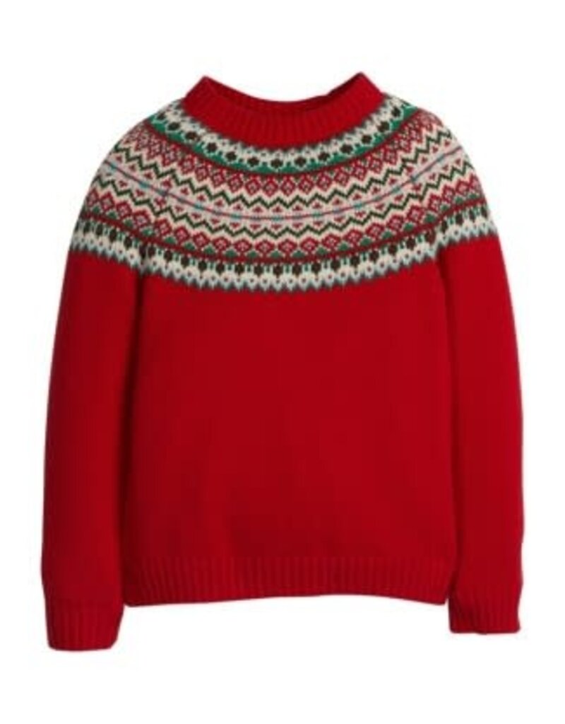 Little English Holiday Fair Isle Sweater