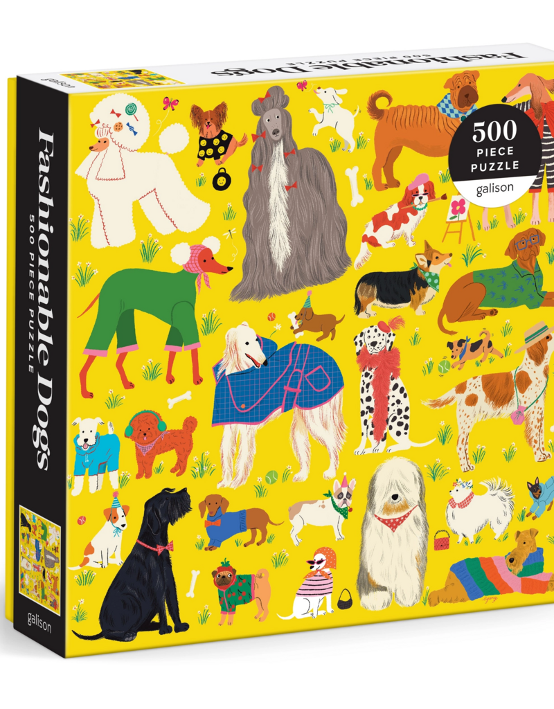 Fashionable Dogs 500 Piece Puzzle