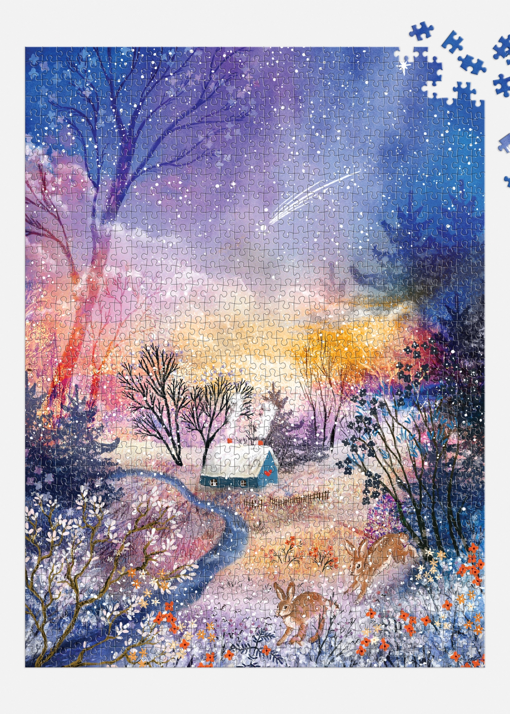 Enchanted Snowfall 1000 Piece Puzzle