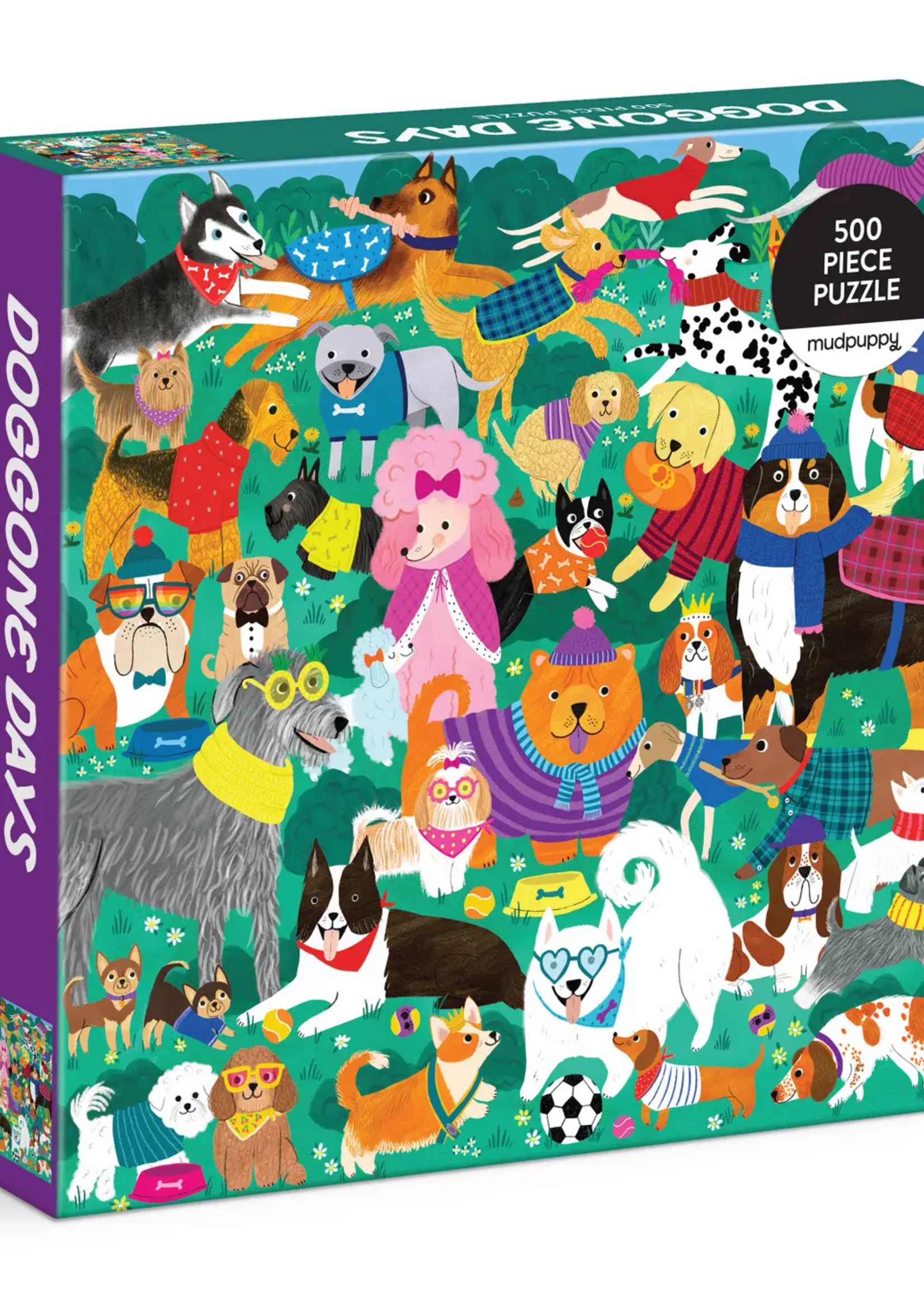 Doggone Days 500 Piece Puzzle