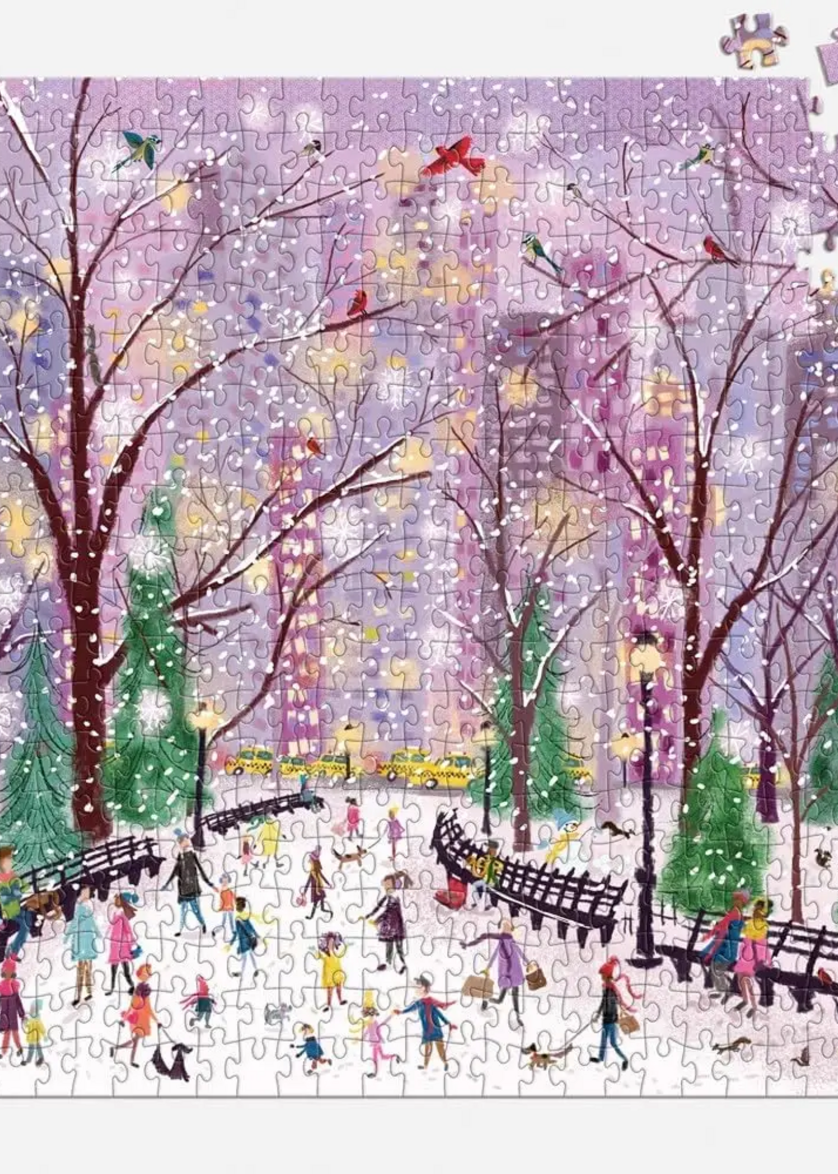 Snowy Night 500 Piece Puzzle