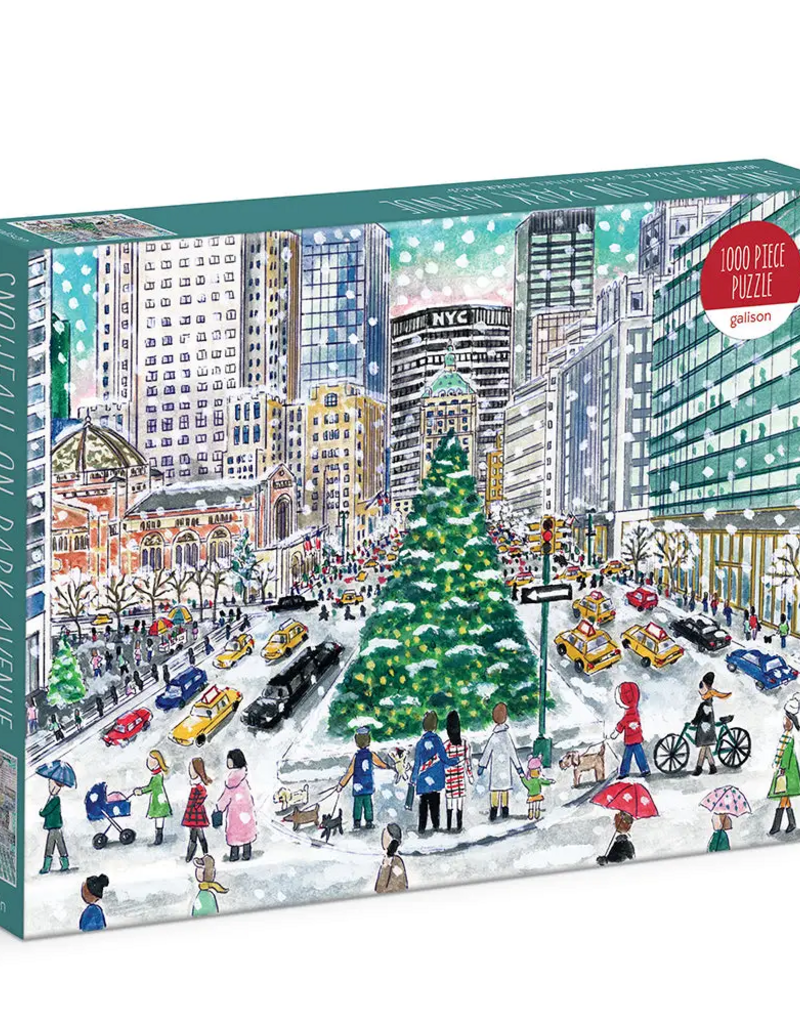 Michael Storrings Snowfall On Park Avenue 1000 Pc Puzzle