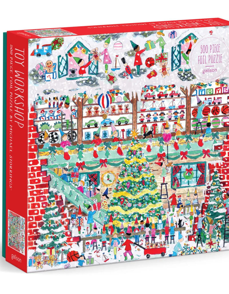 Michael Storrings Toy Workshop 500 Pc Foil Puzzle