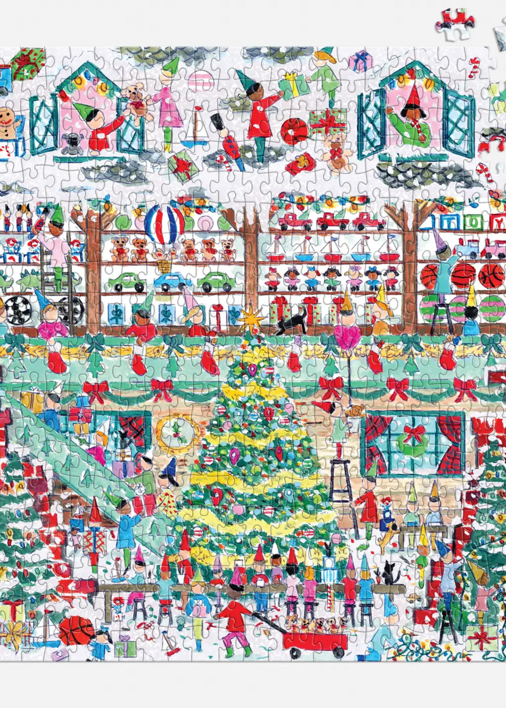 Michael Storrings Toy Workshop 500 Pc Foil Puzzle