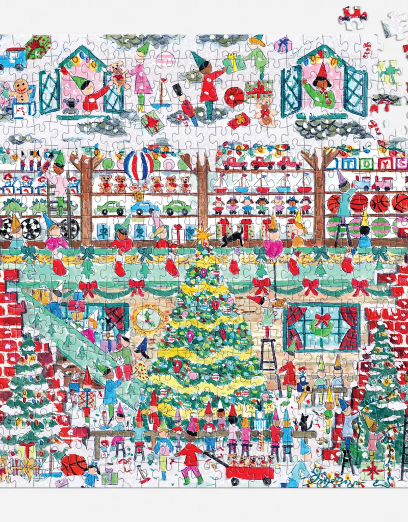 Michael Storrings Toy Workshop 500 Pc Foil Puzzle