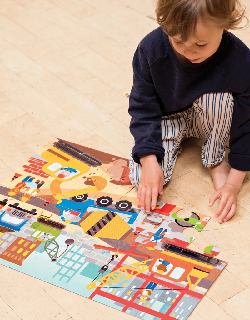 Construction Site 24-Piece Floor Puzzle