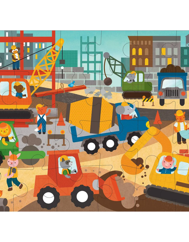 Construction Site 24-Piece Floor Puzzle