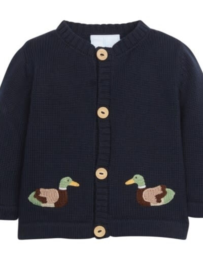 Little English Crochet Sweater Mallard