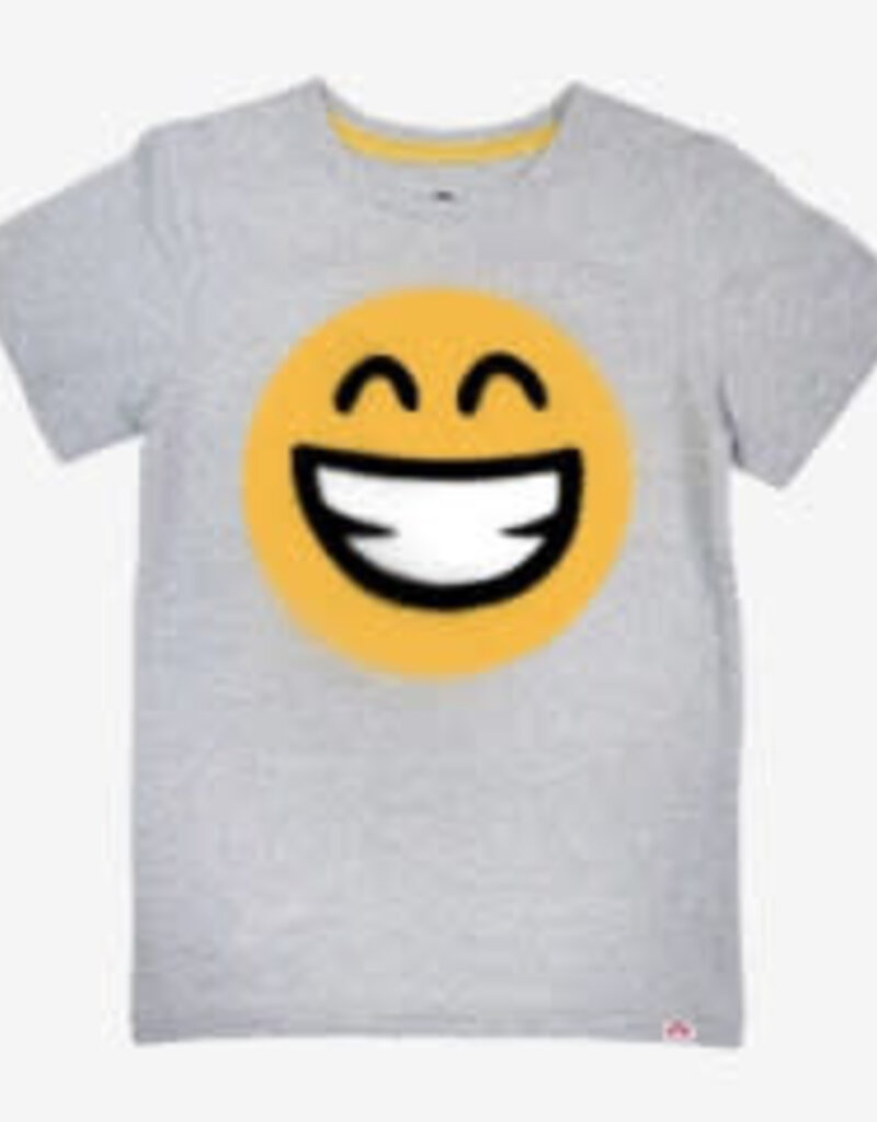 Appaman Graphic S/S Tee Keep Smiling Heather Mist