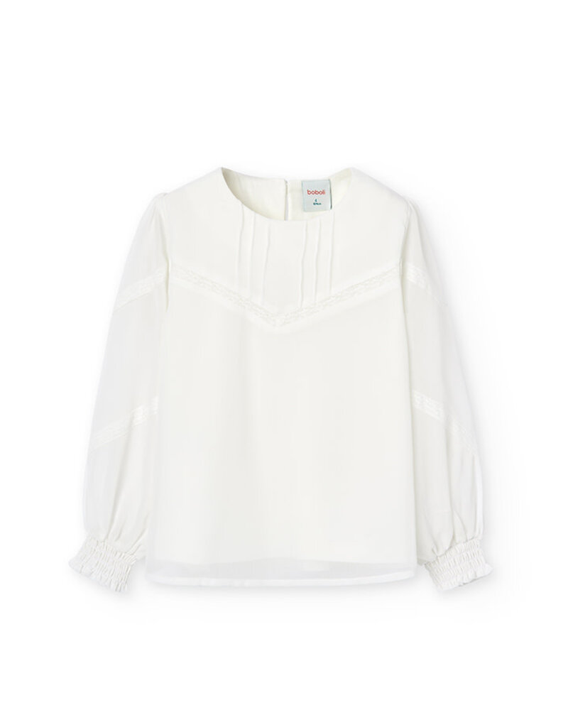 Off White L/S Blouse