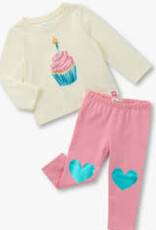 Hatley Kids cupcake tee and legging set