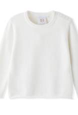 Swoon Kids Clothing Rolled Neck Cream Sweater