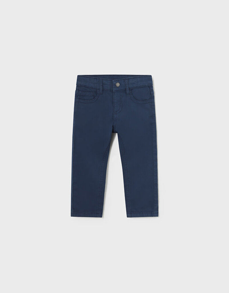 Mayoral Blue Basic Slim Fit Serge Pants