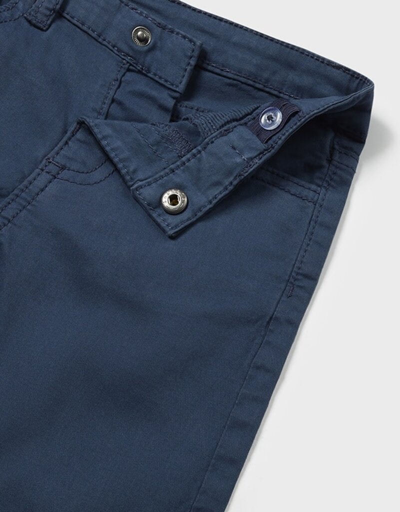 Mayoral Blue Basic Slim Fit Serge Pants