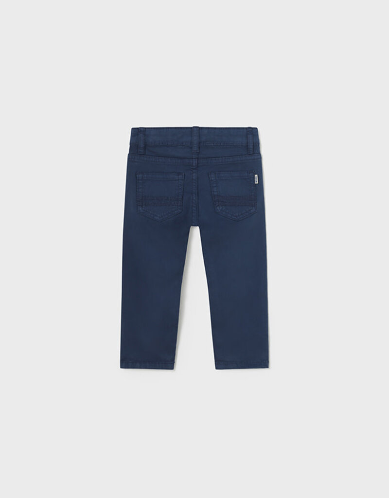 Mayoral Blue Basic Slim Fit Serge Pants