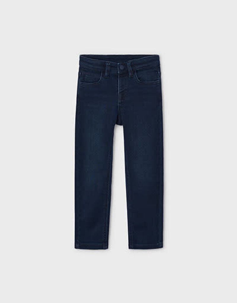 Mayoral Blue Black Soft Denim Pants