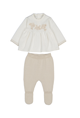 Mayoral Knit Top w/Rose Legging