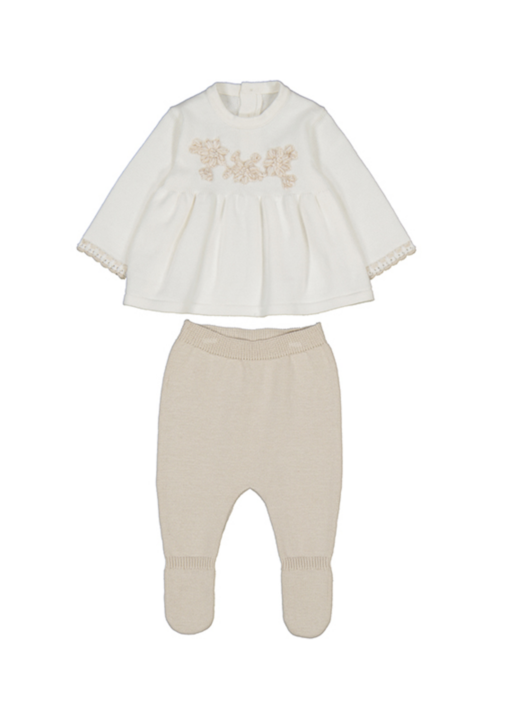 Mayoral Knit Top w/Rose Legging