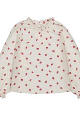 Mayoral L/S Strawberry Print Top
