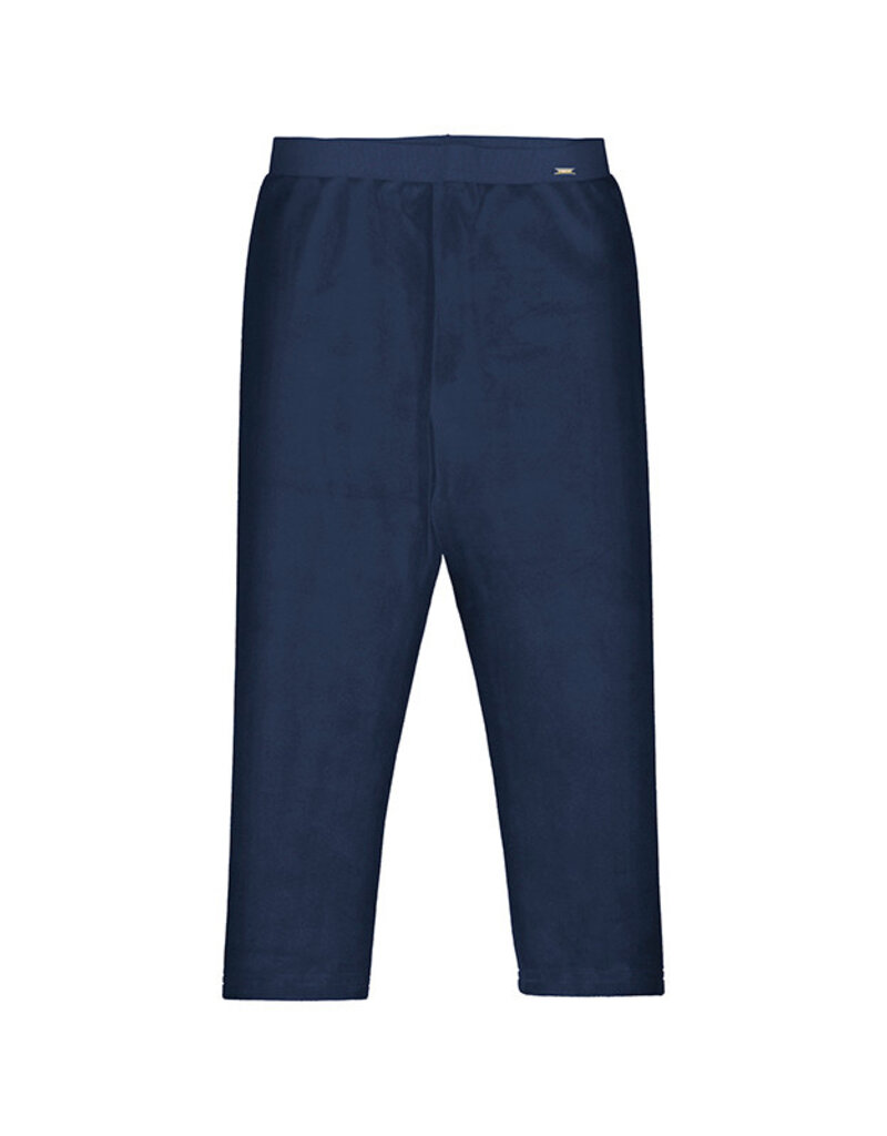 Mayoral Velvet Navy Leggings
