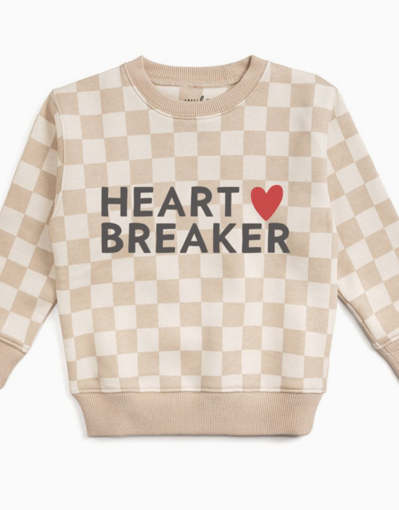 Heartbreaker Checkered Valentine Sweatshirt