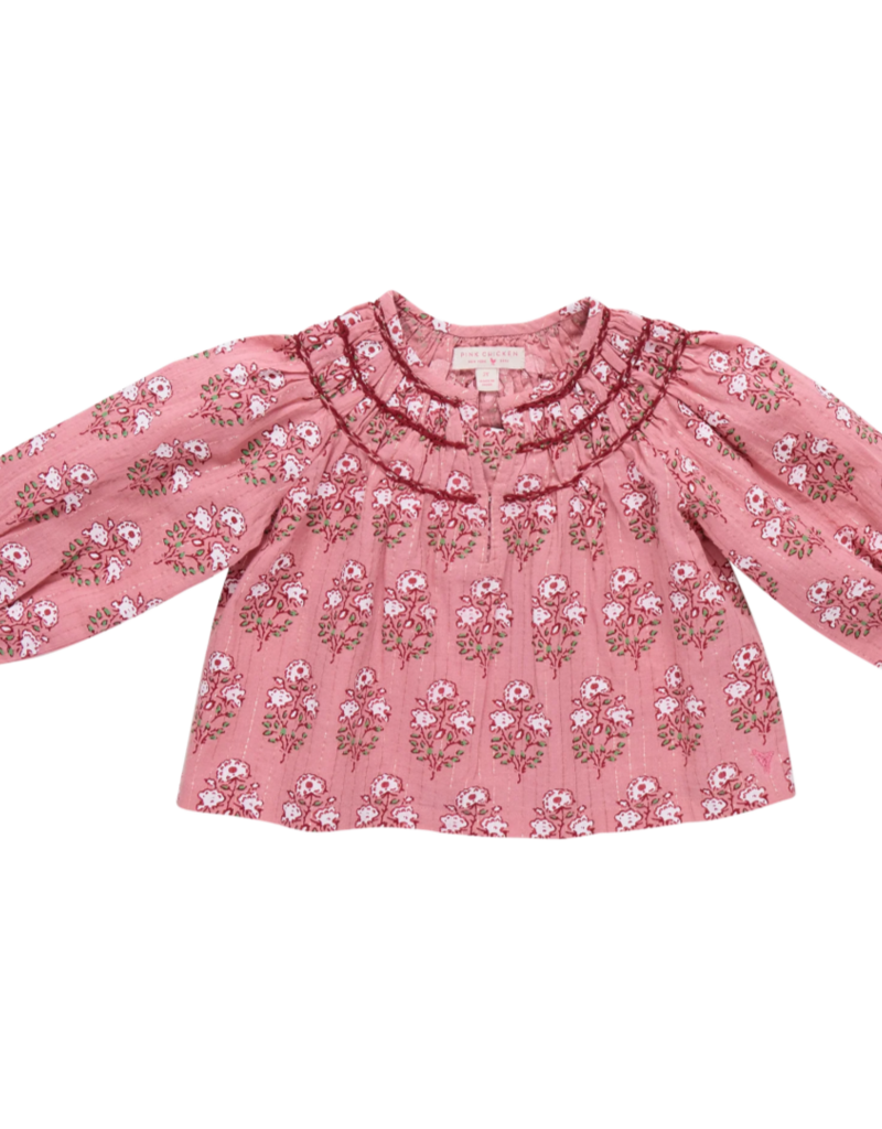 Pink Chicken Ava Top Pink Strawflower