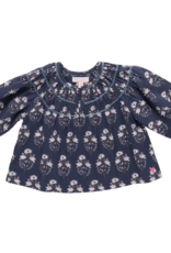 Pink Chicken Ava Top Navy Strawflower