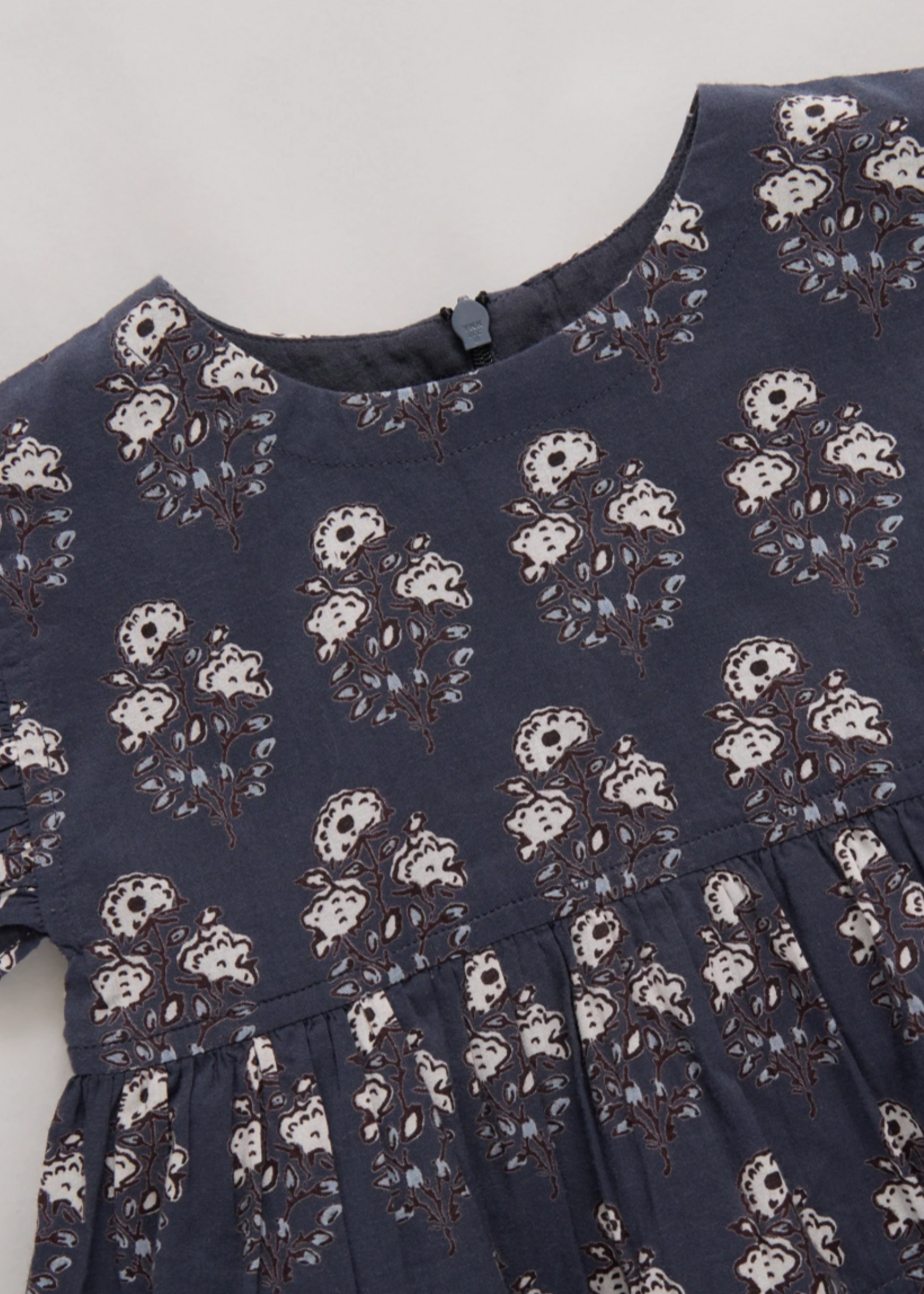Pink Chicken Peachy Dress Navy Strawflower