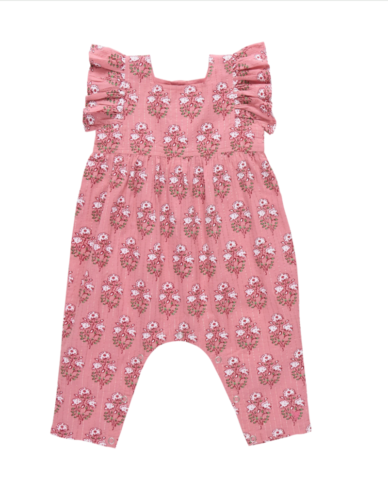Pink Chicken Baby Girl Elsie Jumper Pink Strawflower