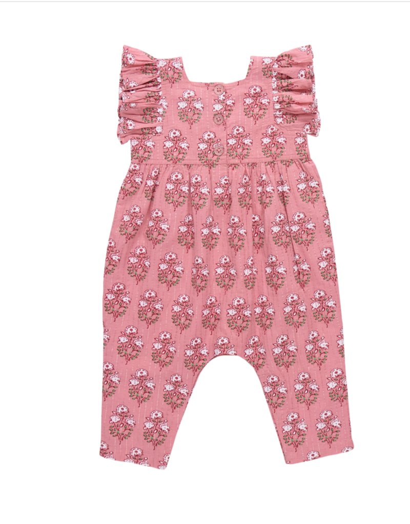 Pink Chicken Baby Girl Elsie Jumper Pink Strawflower