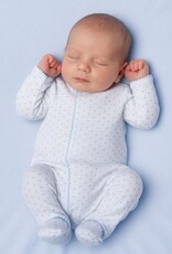 Magnolia Baby Mini Dots Blue Footie