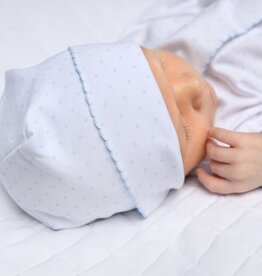 Magnolia Baby Mini Dots Blue Hat