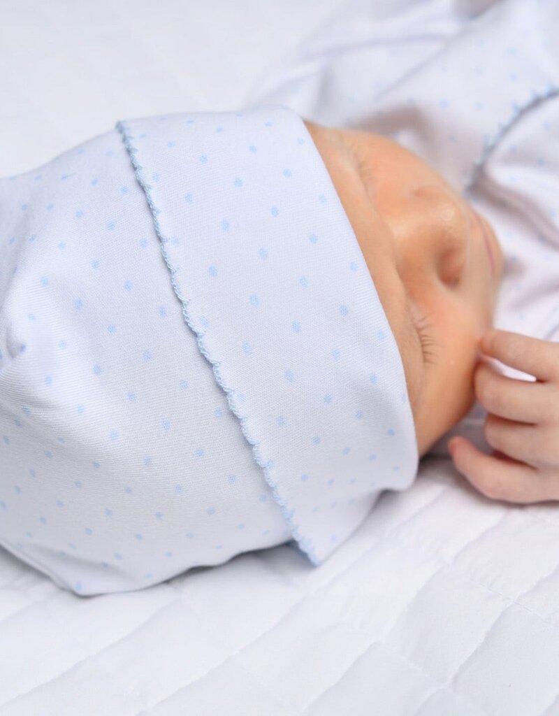 Magnolia Baby Mini Dots Blue Hat