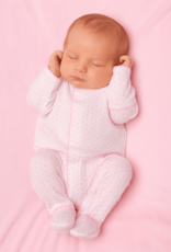 Magnolia Baby Mini Dots Pink Footie