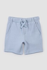 miles the label Dusty Blue Knit Shorts