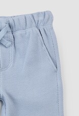 miles the label Dusty Blue Knit Shorts