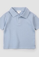 miles the label Dusty Blue S/S Polo
