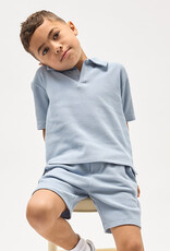 miles the label Dusty Blue S/S Polo