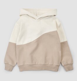 miles the label SALE L/S Hooded Sweatshirt Beige