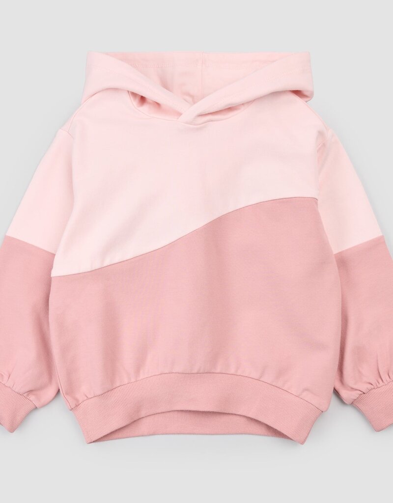 miles the label Pink L/S Hooded Sweatshirt