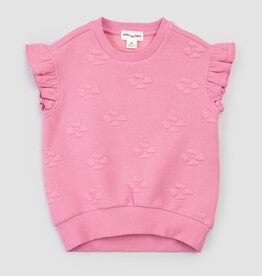 miles the label Dk Pink S/S Knit Top