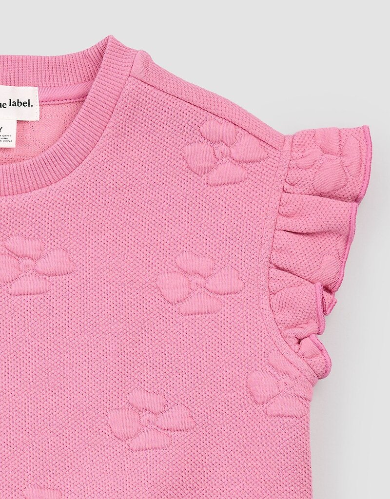 miles the label Dk Pink S/S Knit Top