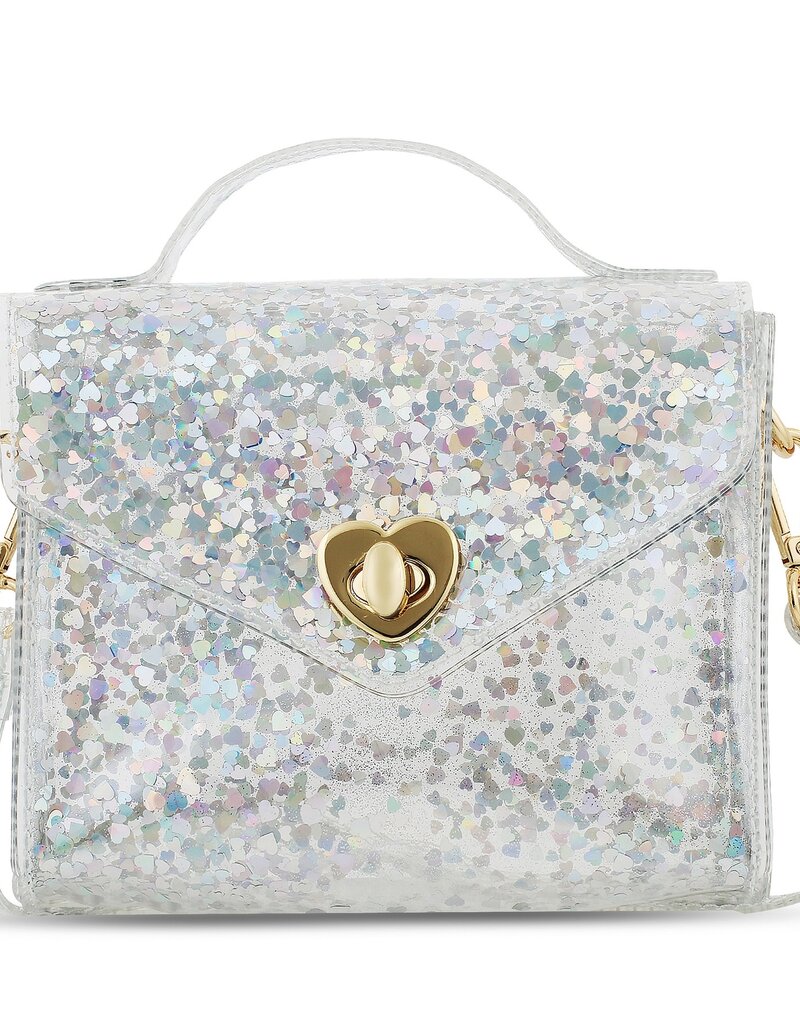 Gussie Silver Hearts Purse