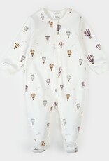 Petit Lem HOT AIR BALLOON FOOTED SLEEPER