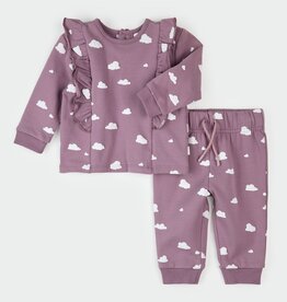 Petit Lem RUFFLED TOP PANT SET UP AND AWAY