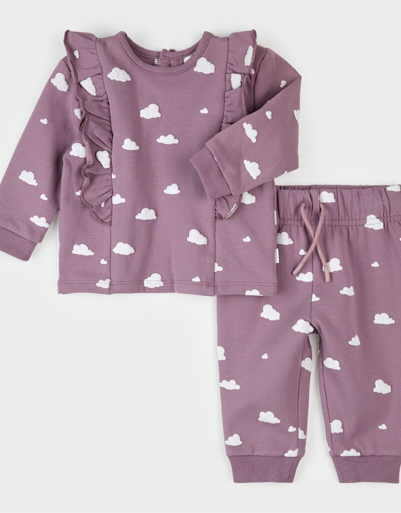 Petit Lem RUFFLED TOP PANT SET UP AND AWAY