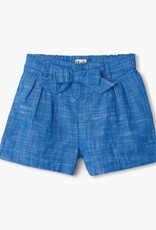 Hatley Kids Belted Chambray Paper Bag Shorts