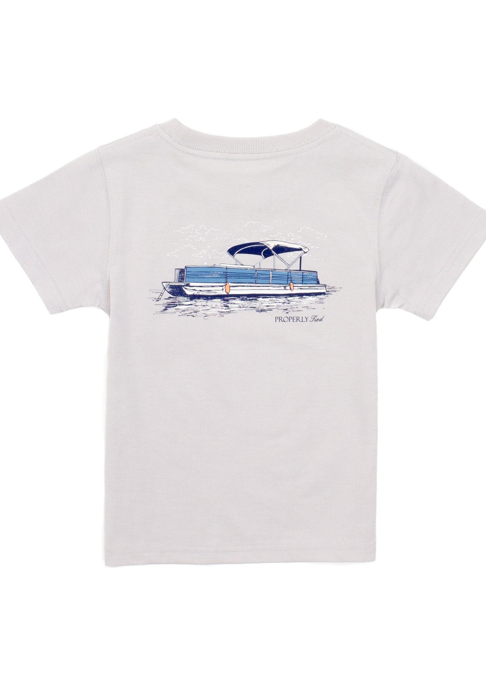 Properly Tied Party Barge S/S Ice Grey